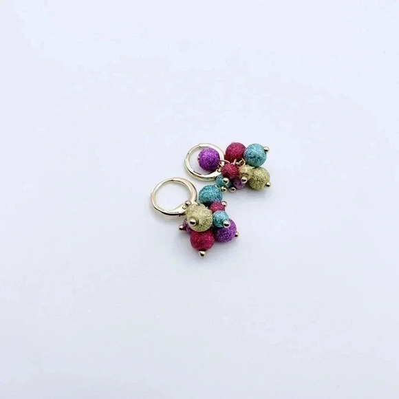 HOOPS Petit Beads Hoops Earrings - Picture 1 of 3